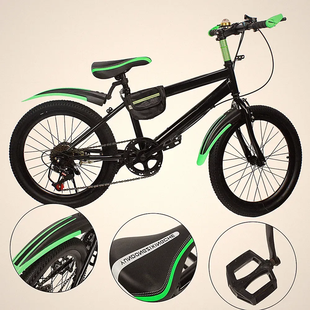 20 Inch Kids Bike Bicycle Children Boys Gril Cycling High Carbon Steel Bike SALE