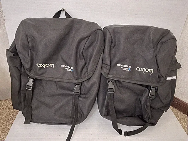 Axiom Seymour Transit Series Twin Panniers Set Commuter Touring Bike Bags