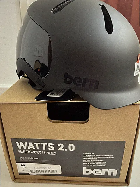 Bern Watts 2.0 Adult Multisport Bike Helmet Size M Medium 55-59 CM