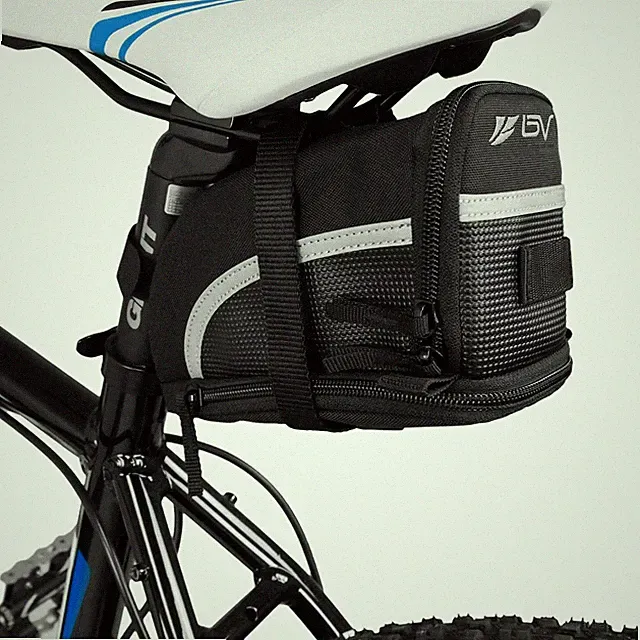 BV Bike Saddle Bag Under Seat Water-Resistant Expandable Road Mountain Bike Bags