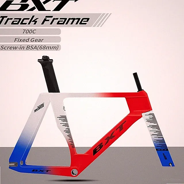 BXT New Carbon Track Bike Frameset 700C Single speed Fixed Gear Racing Frame