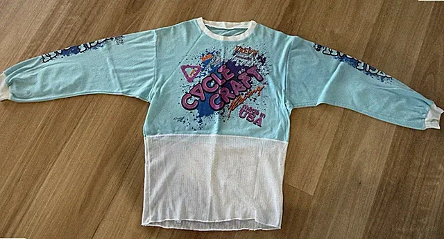 Cycle Craft Rare Vintage BMX Racing Jersey Size Adult Large PK Robinson GT