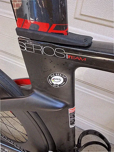 Diamondback Serios Team Triathlon Bike Black/Red 54cm Medium Aero Racing Bicycle