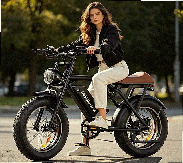 Electric Bike 20"Fat Tire Ebike for Adults All Terrain Off Road Removable Batter