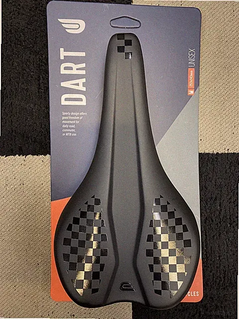 PURE CYCLES SADDLE PURE DART MEDIUM Checker Board 143mm Bike Bicycle Seat