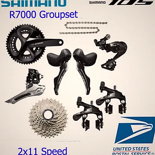 Shimano 105 R7000 2x11 Speed STI Groupset 50-34T 170/172.5/175mm ROAD