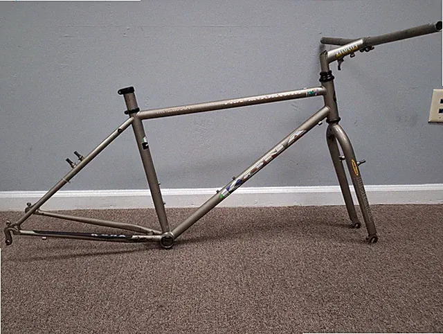 Vintage Kona Fire Mountain Steel MTB Frame Set Frameset 18" Medium 26" CHROMO