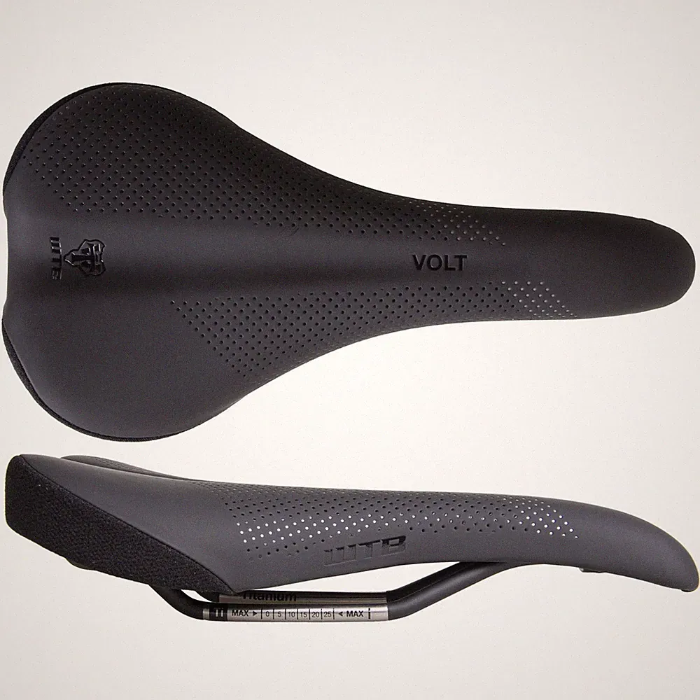 WTB Volt Bike Bicycle Saddle Seat with Titanium Rails Medium 142mm Black